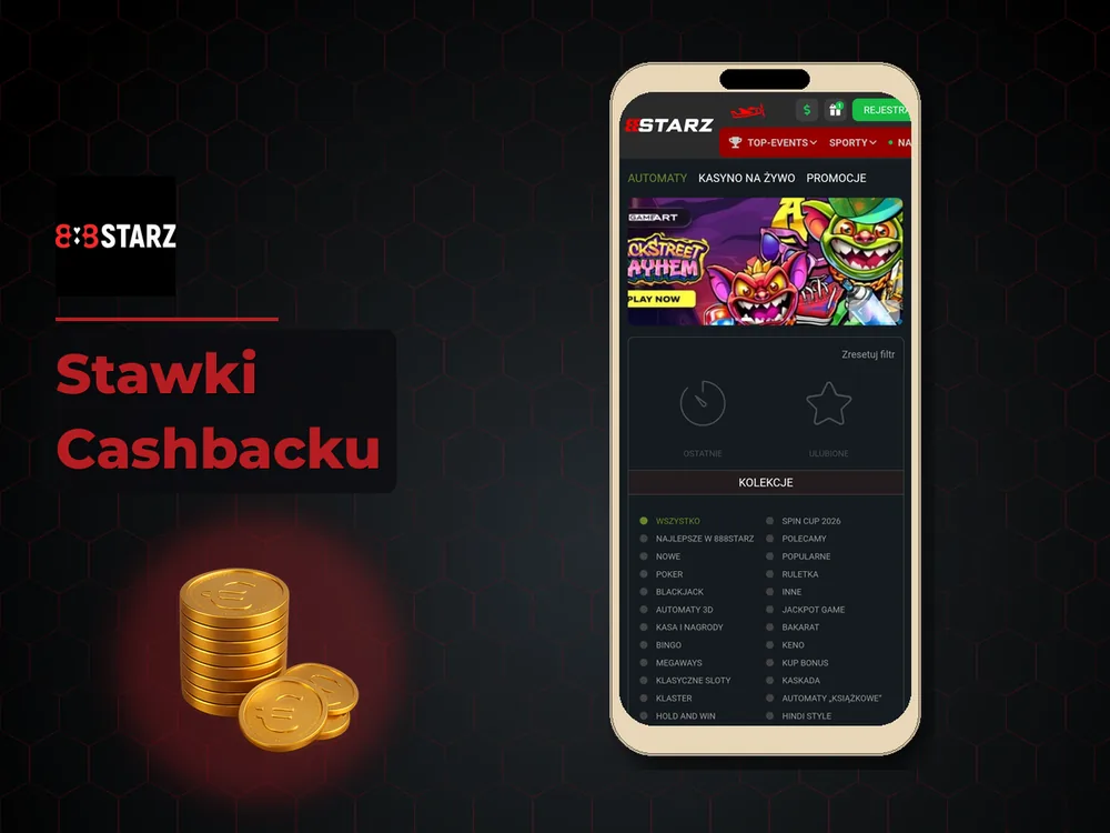 888Starz - Stawki Cashbacku